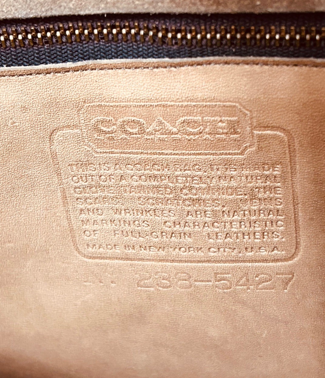 VTG Coach Shoulder Bag Brown British Tan Leather Brass Turnlock *Need TLC As Is*