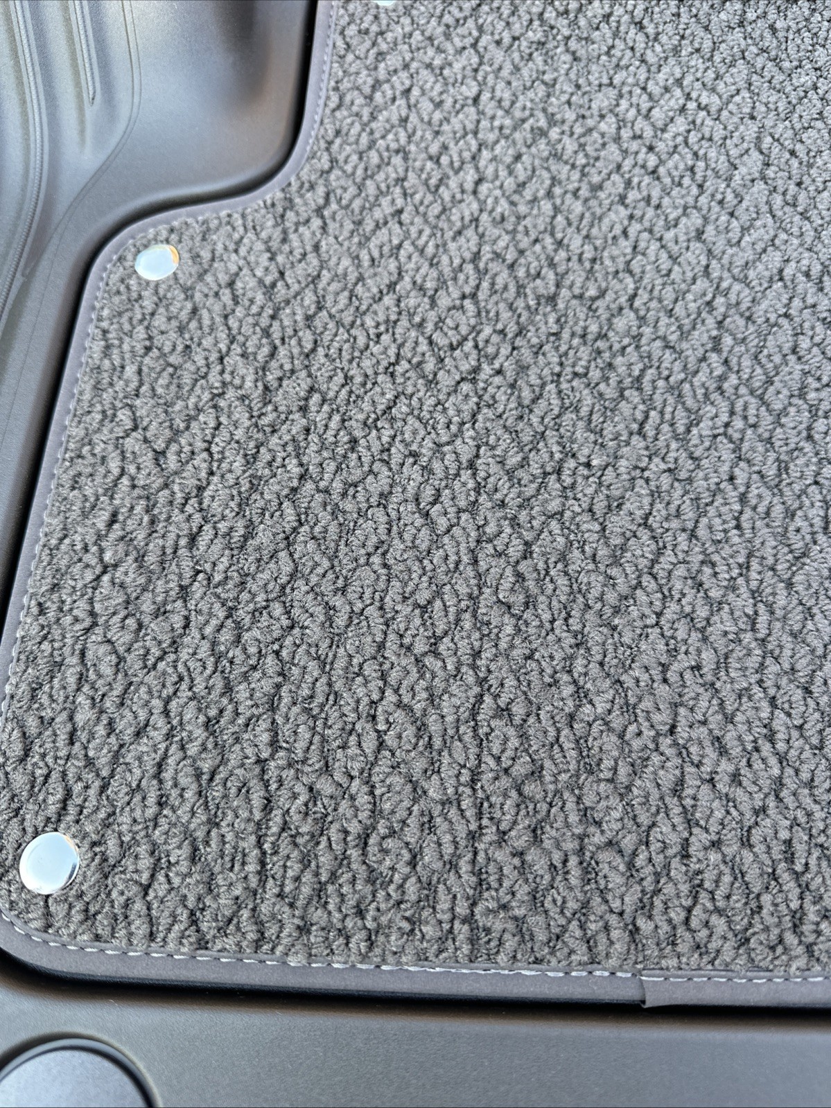 2019-2025 GMC Sierra Factory Front Floor Liners 84982192 Dark Atmosphere OEM GM