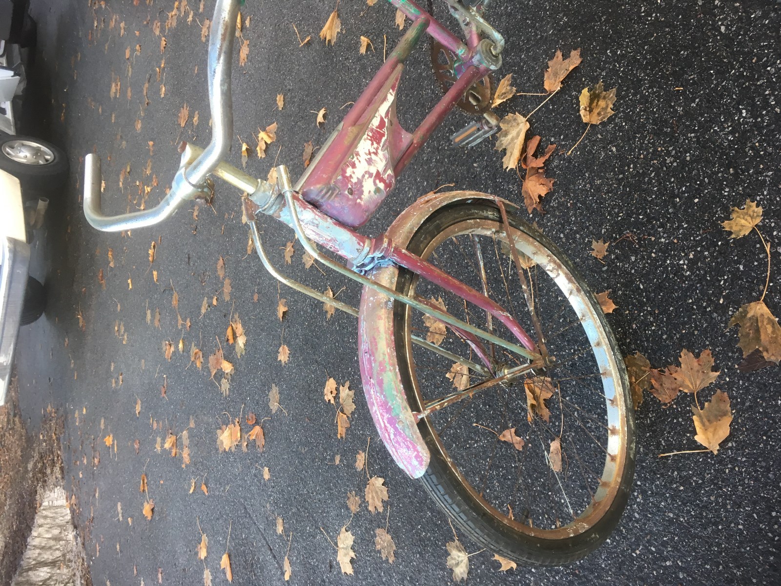 GOODYEAR 50'S BICYCLE VINTAGE FIRE POLICE . TANK BICYCLE SIREN