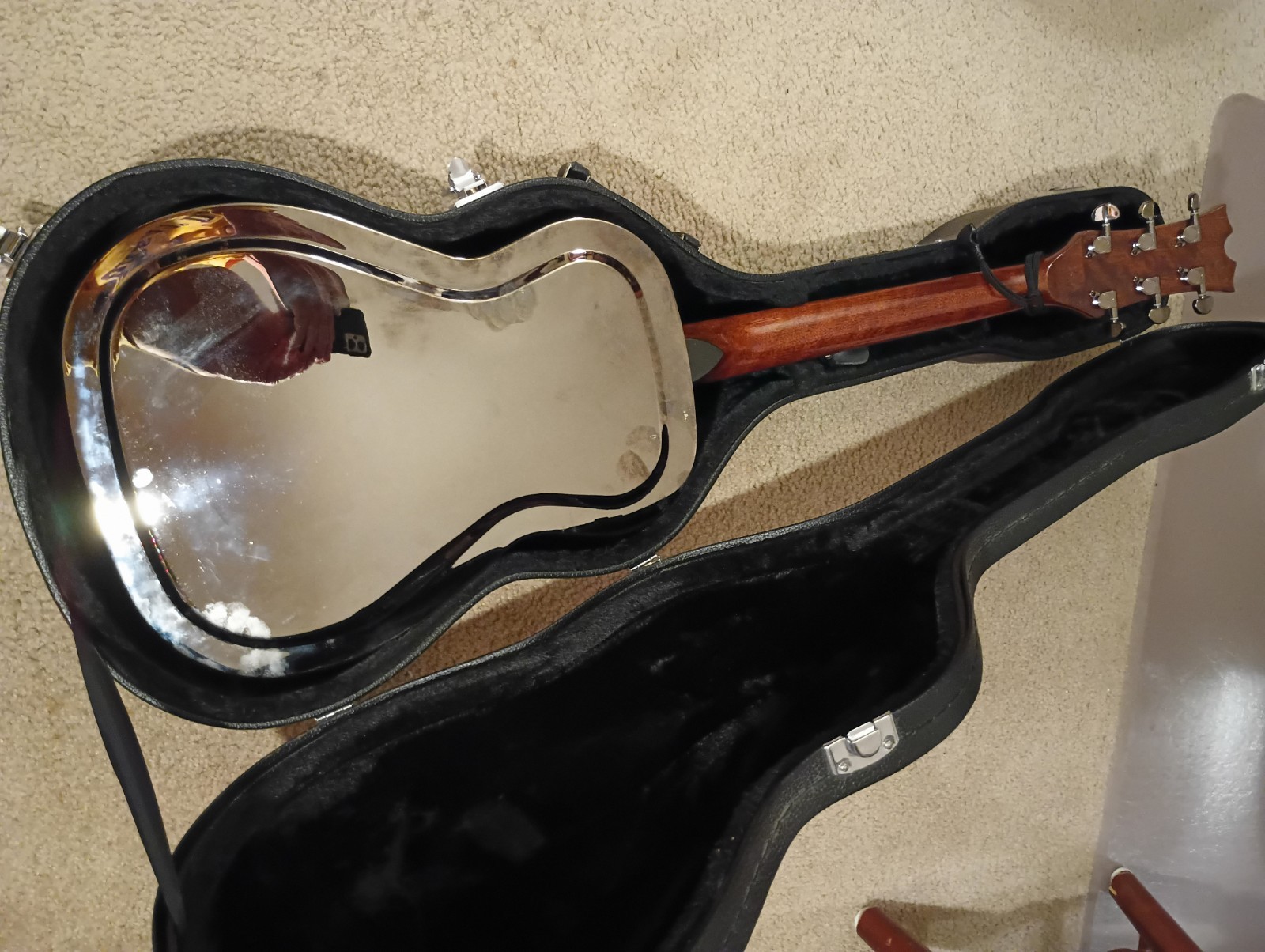 Dean Polished steel Resonator Guitar