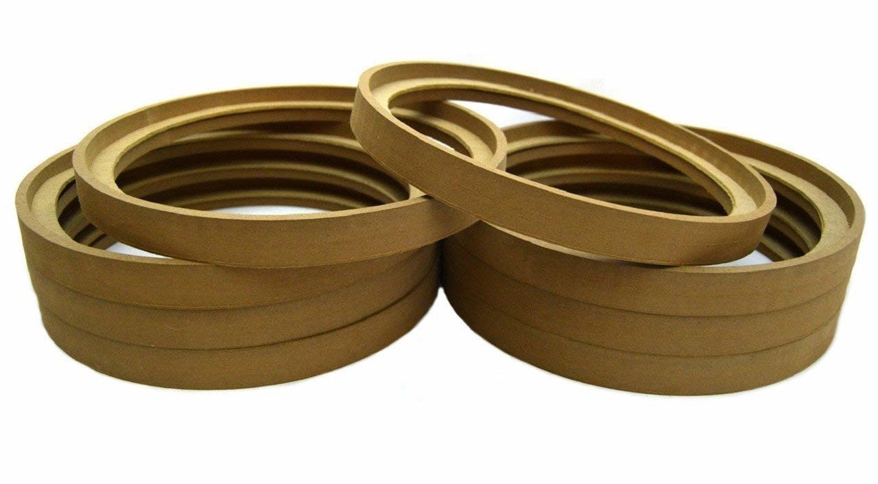 Audiopipe 10" MDF Speaker Ring Recess with Bezel Mounting Spacer 4 Pairs