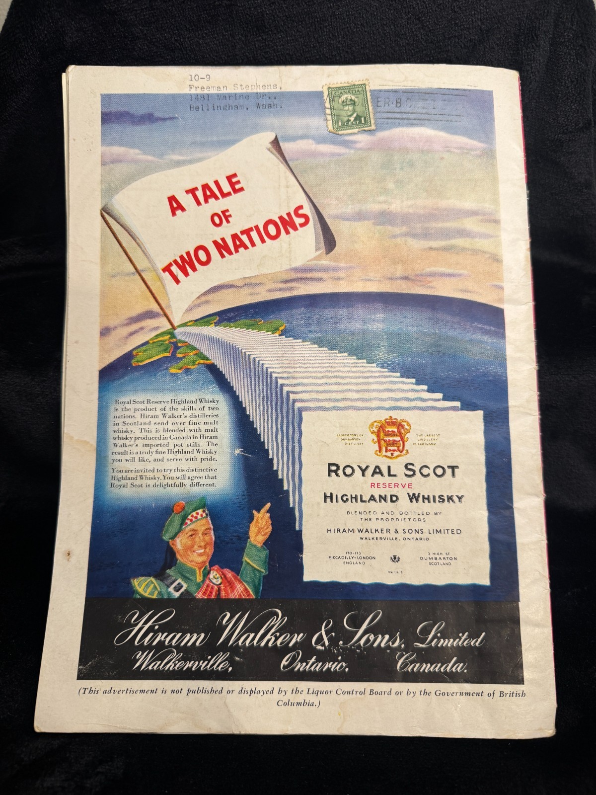 Western Canada's Game Trails 1948 Hunting Vintage Magazine Fish Outdoors BC #564