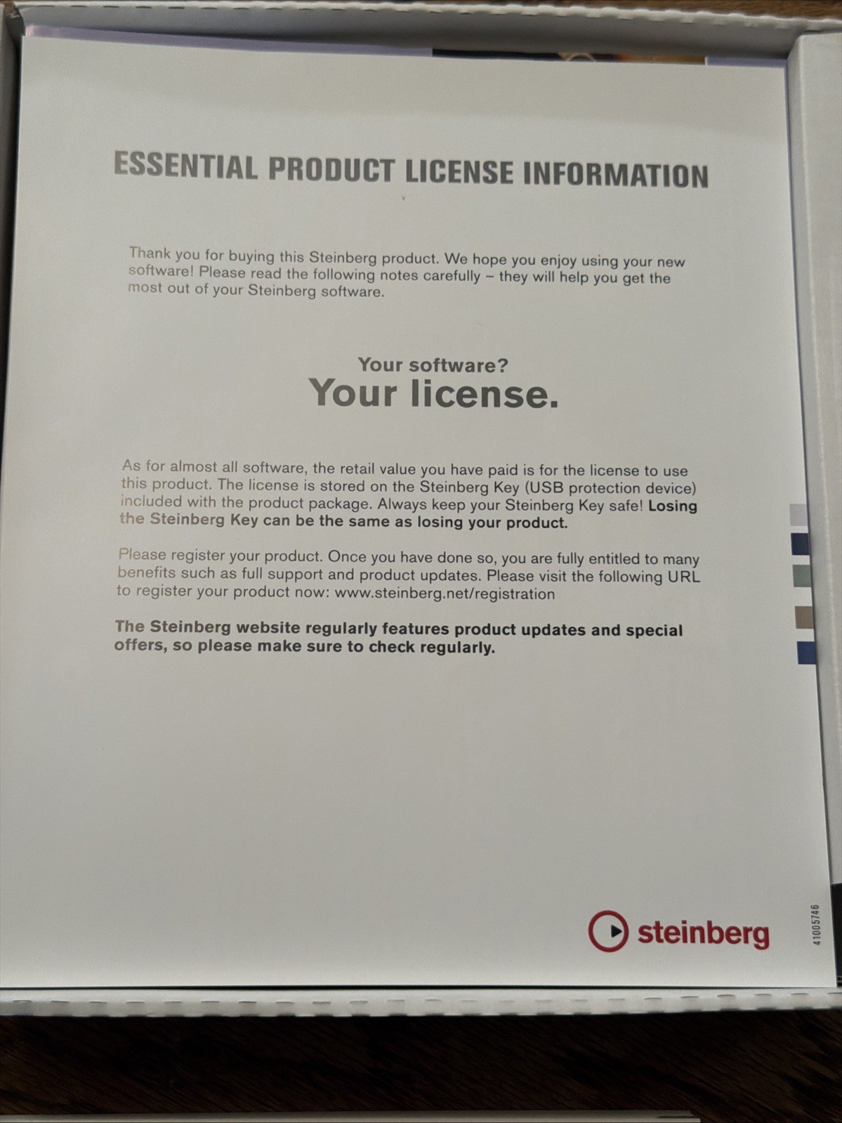 Steinberg Cubase Studio 4 Music Production System PC DAW Software With USB Key