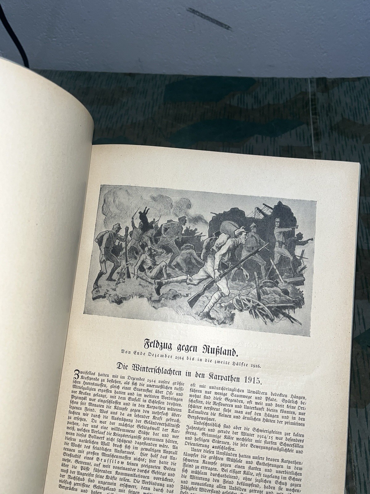WW2 German Era Original Die Geschichte Des Weltkriegs Book #2 on German Military