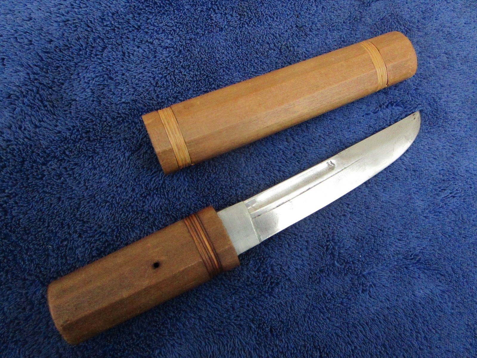 ORIGINAL VINTAGE WW2 JAPAN TANTO KNIFE KAMIKAZE PILOT`S SIGNED DAGGER AND SHEATH