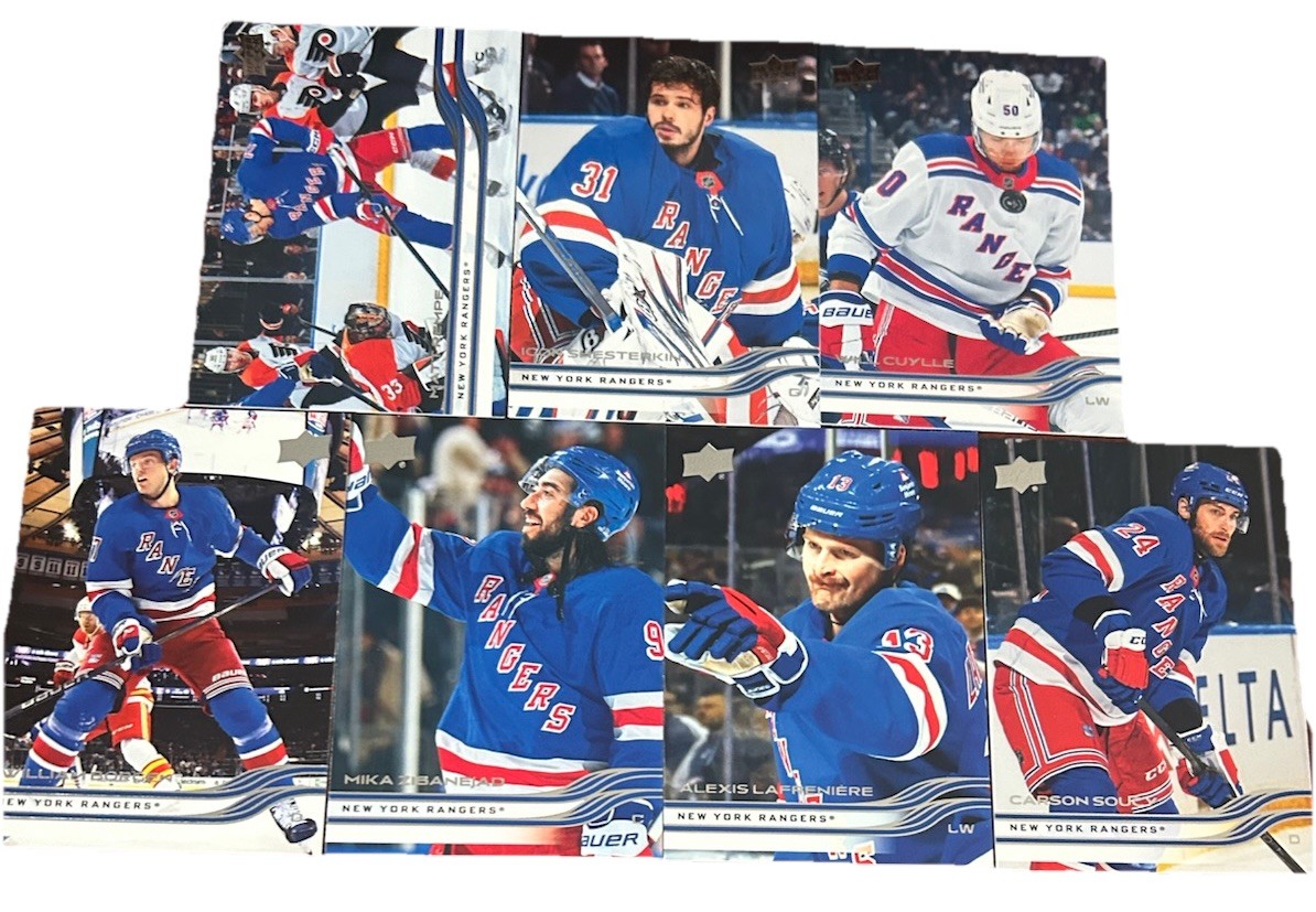 New York Rangers 2025-26 UD Series 2 Team Set (7 Cards) Shesterkin Rempe