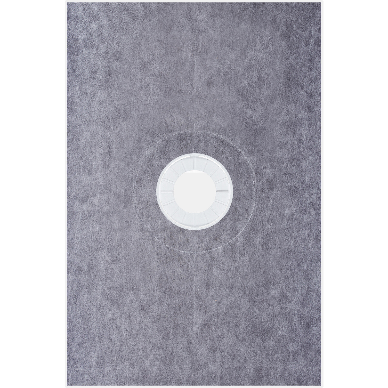 VEVOR Waterproofing Shower Curb Kit Shower Kit Tray 38"x60" w/Central Drain PVC