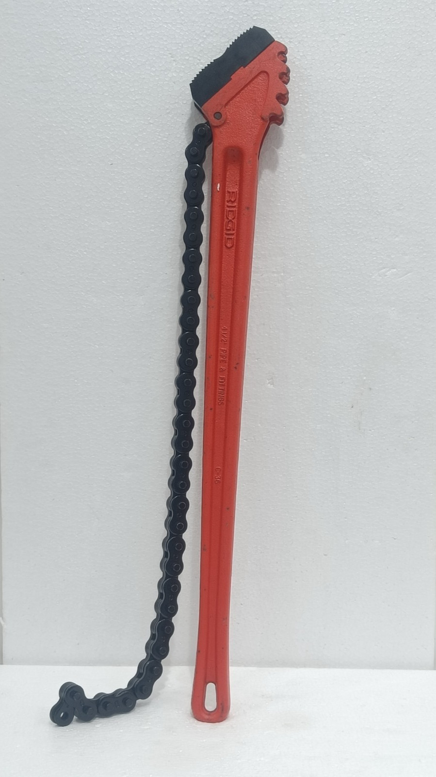 RIDGID C-36 CHAIN PIPE WRENCH 4 1/2 IN CAPACITY MODEL 31330 USA MADE FAST SHIP