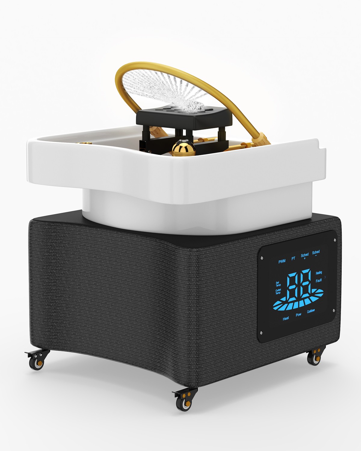 Professional Head Spa Equipment Shampoo Bowl LED Light Therapy,Water Circulation