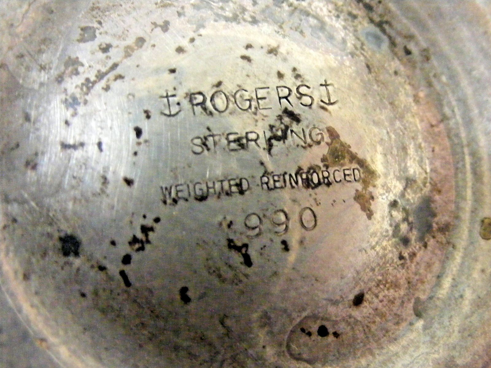 Rogers 6 1/2" Sterling Silver Weighted Compote Bowl Candy Dish