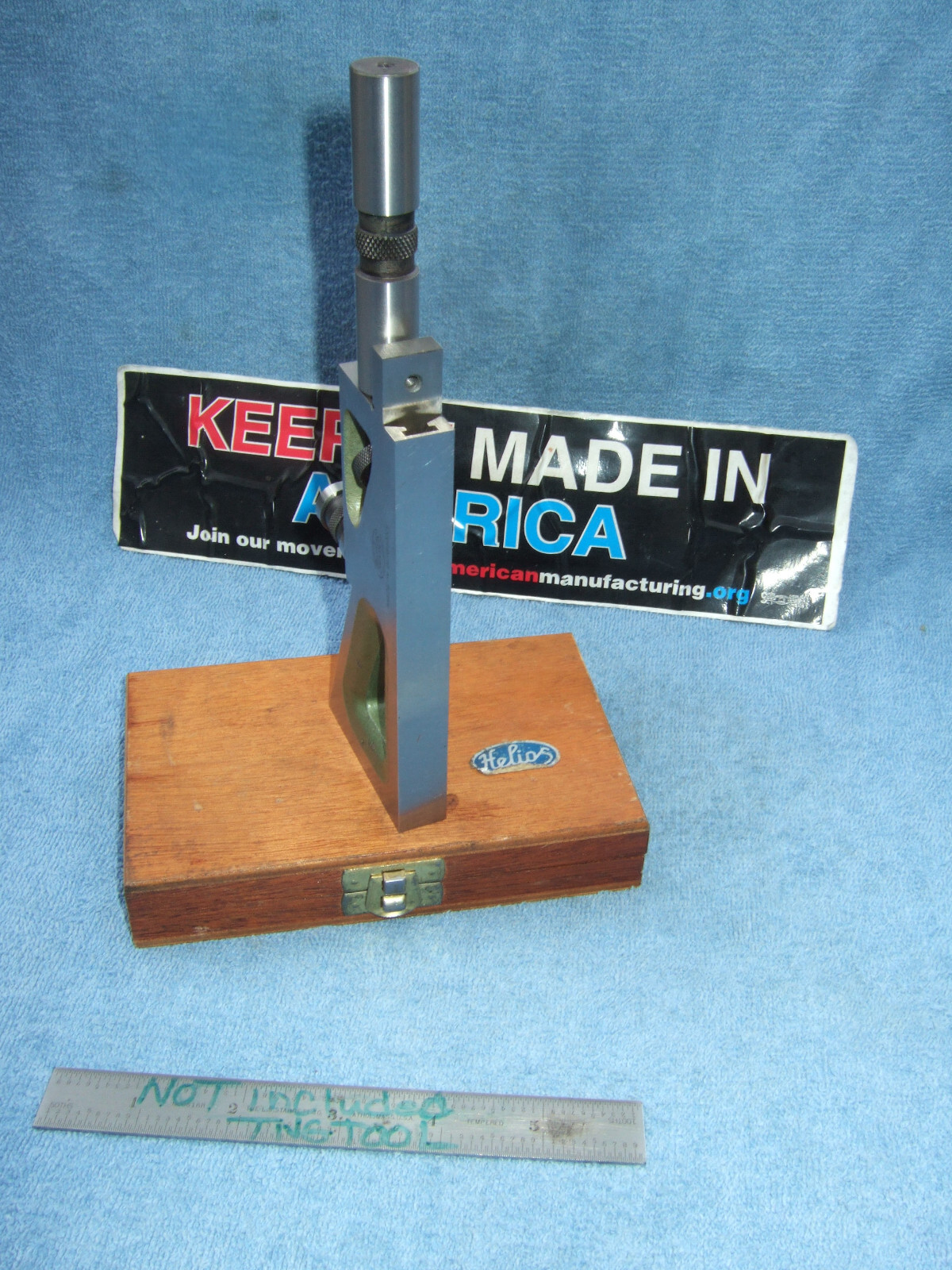 HELIOS GERMAN MADE PLANER GAGE W/CASE MACHINIST TOOLMAKER No.4 MANY MORE US HERE