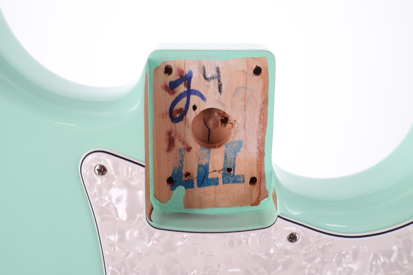 Fender Tom DeLonge Signature Stratocaster Body Surf Green Finish Fully Loaded