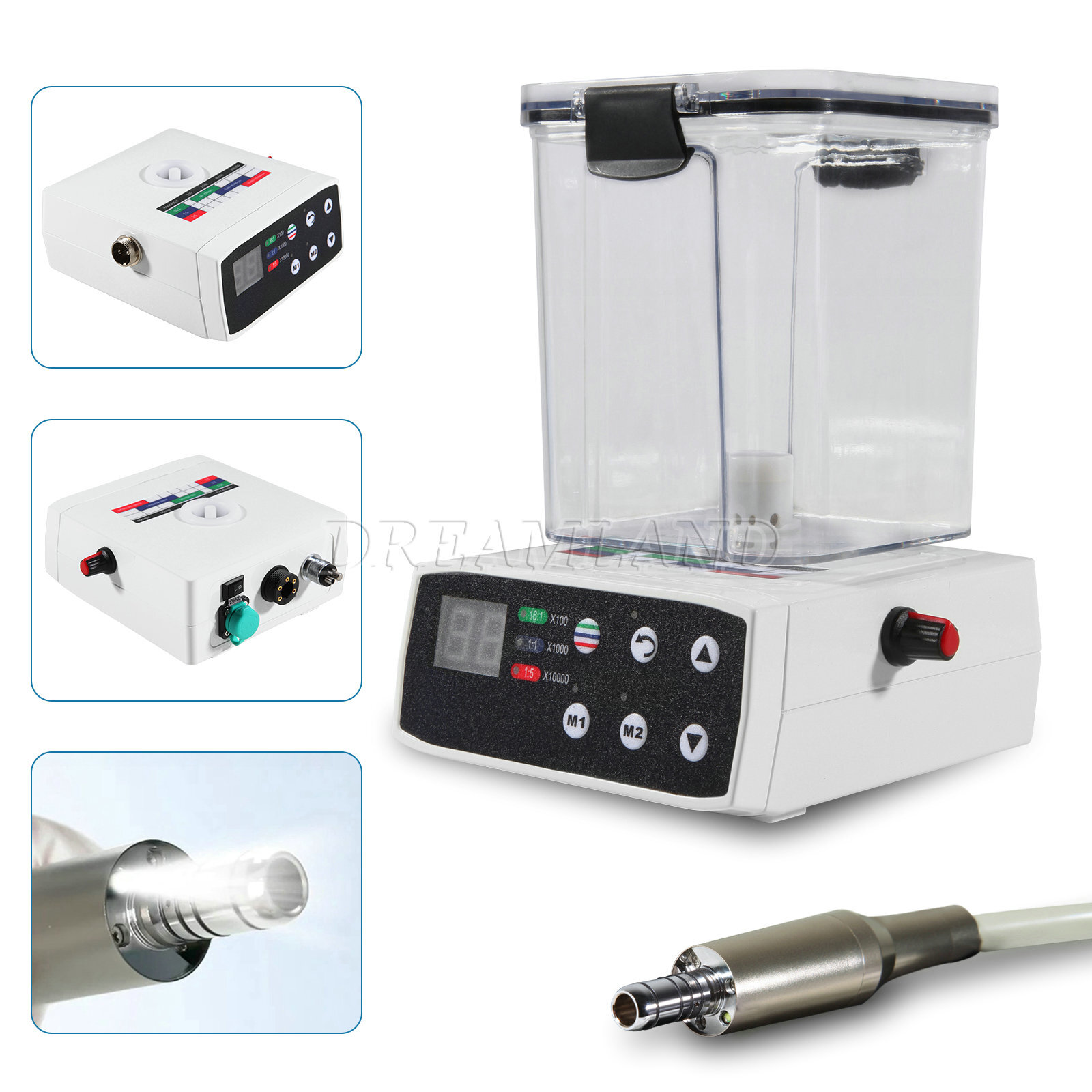 Dental Electric LED brushless Micro Motor With Water Tank 1:5 Carried Around