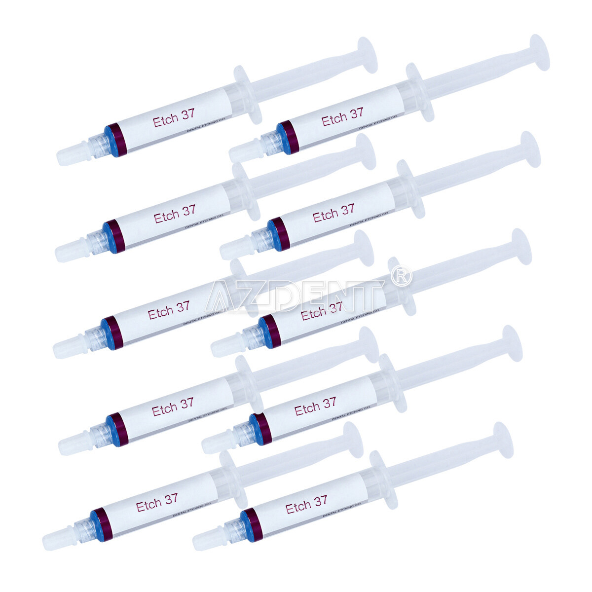 1-100X Dental Acid Etch Etching Gel 37% 5ml/syringe