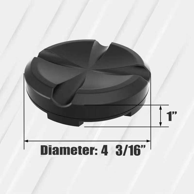 BIG RED Torin Floor Jack Rubber Pad Universal Large Jack Adapter Black