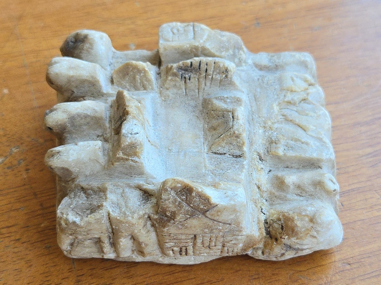 Antique Andean Carved Stone Illa Talisman Amulet Pre-Columbian Peru Andes