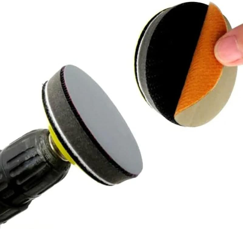 5PCS 6" Buffing Polishing Pad Wool Wheel Mop Kit For Car Polisher Drill Adapter