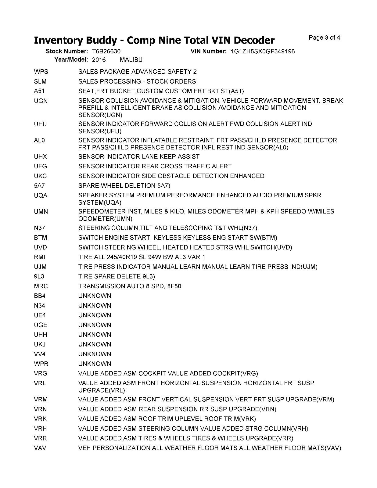 Used Engine Complete Assembly fits: 2016 Chevrolet Malibu 2.0L VIN X 8th digit o