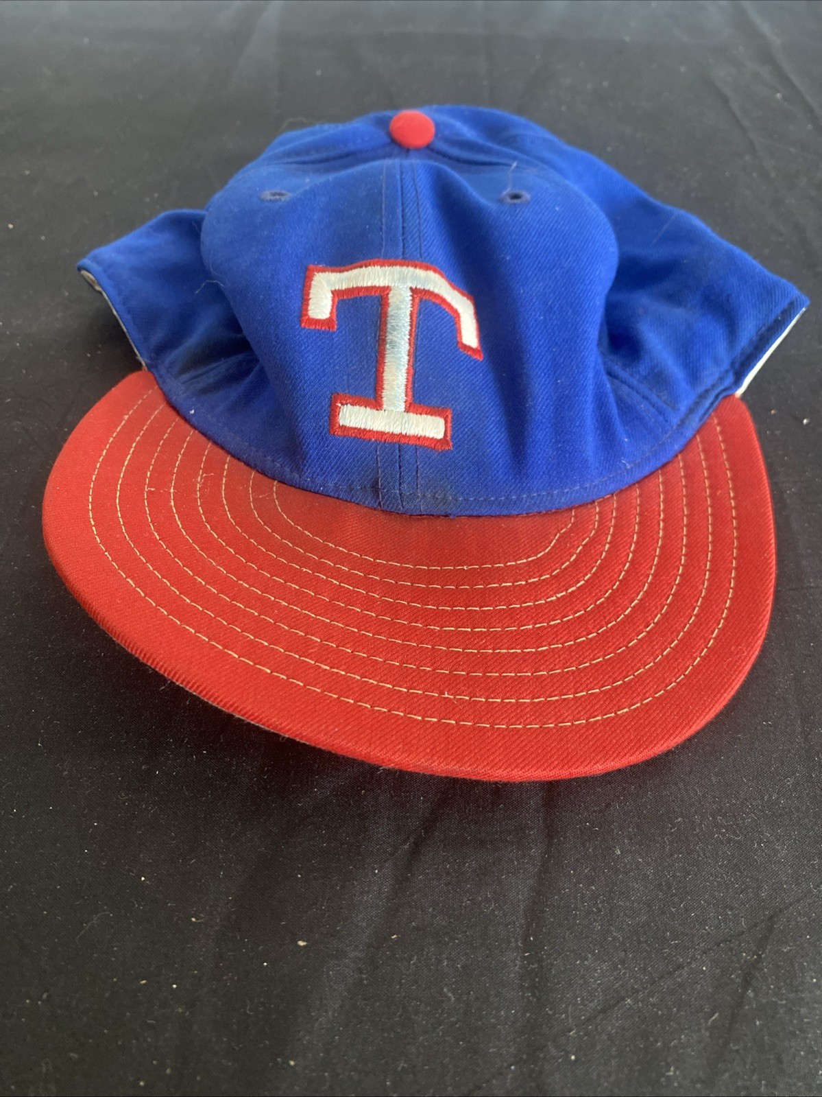 Wayne Terwilliger 1980’s Texas Rangers Game Used Hat #42 GU1