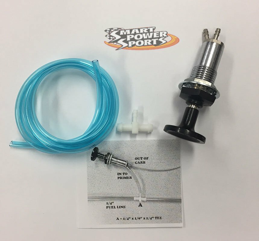 Fuel Plunger Primer Pump Kit - Snowmobile Cat Polaris SkiDoo Yamaha MADE IN USA