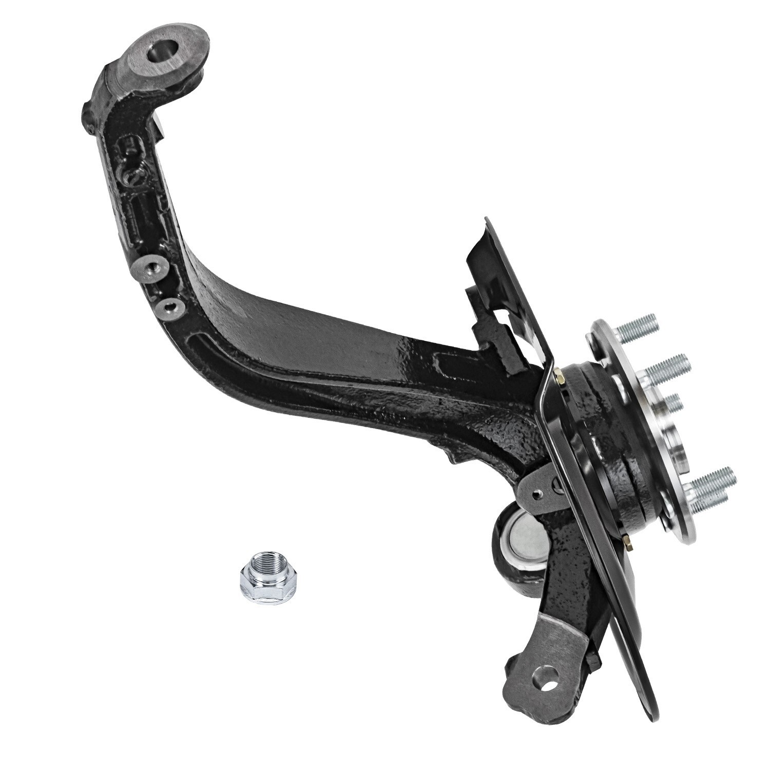 Front Steering Knuckles & Wheel Hub Bearings Set for 2003-2007 Honda Accord 2.4L