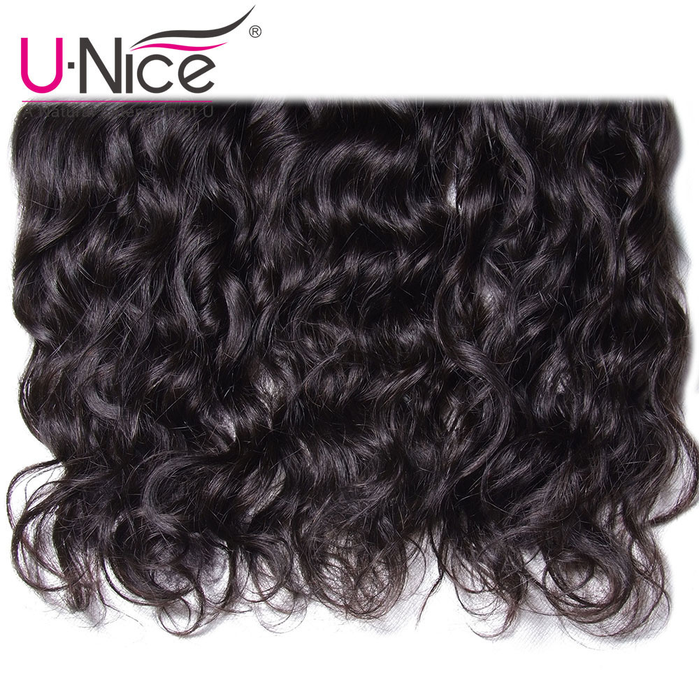 UNice Hair Indian Natural Wave 100% Human Hair Extensions 1-3 Bundles Hair Wefts