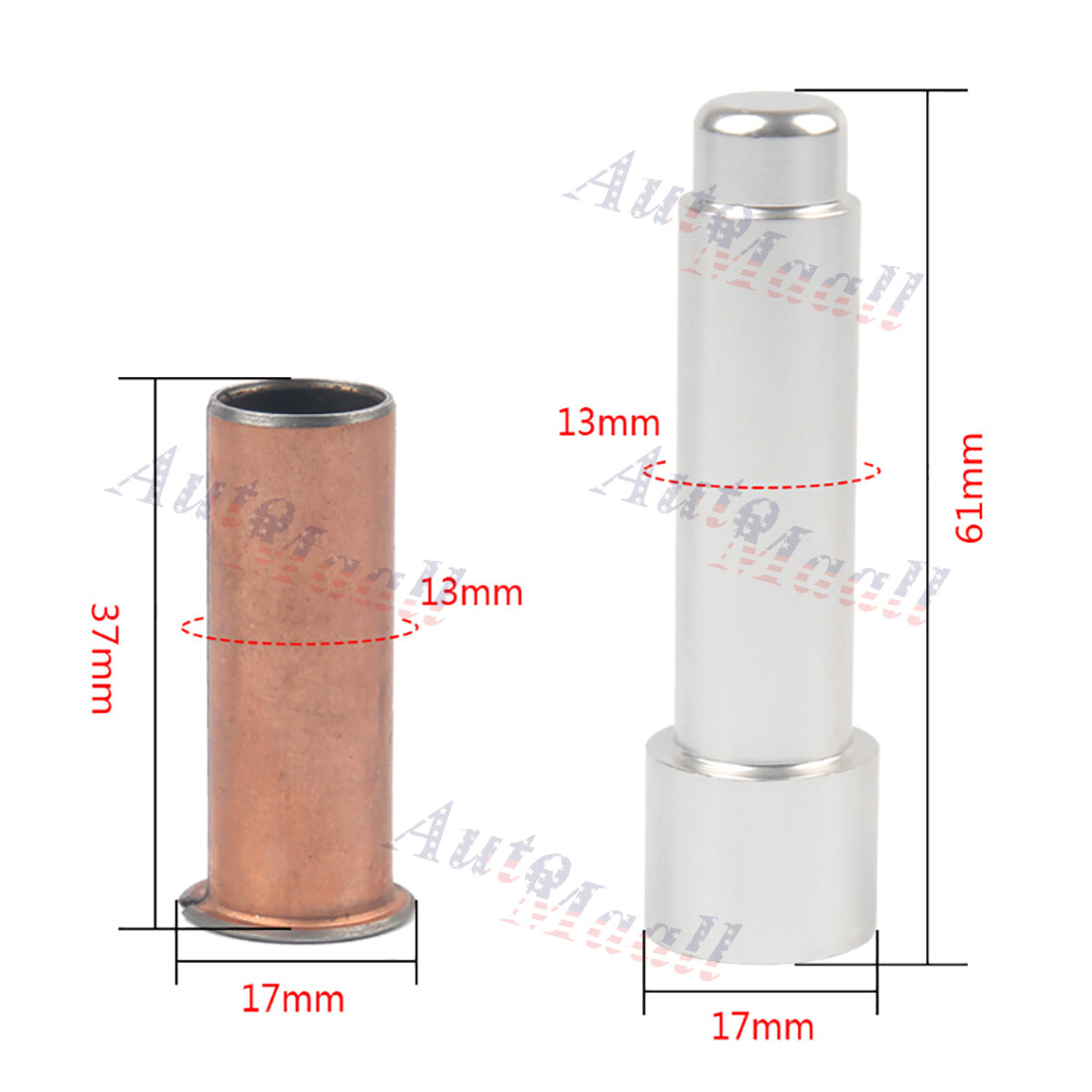 Door Hinge Liners Bushings Kit for 70005 Jeep Wrangler CJ/YJ/TJ CJ3 CJ5 CJ6 CJ7