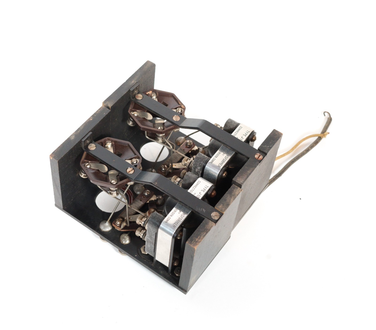 Near Mint 1923 Sodion DR-6 Radio w/Amps, Antenna, Rainbow Tubes & S-13 * Works