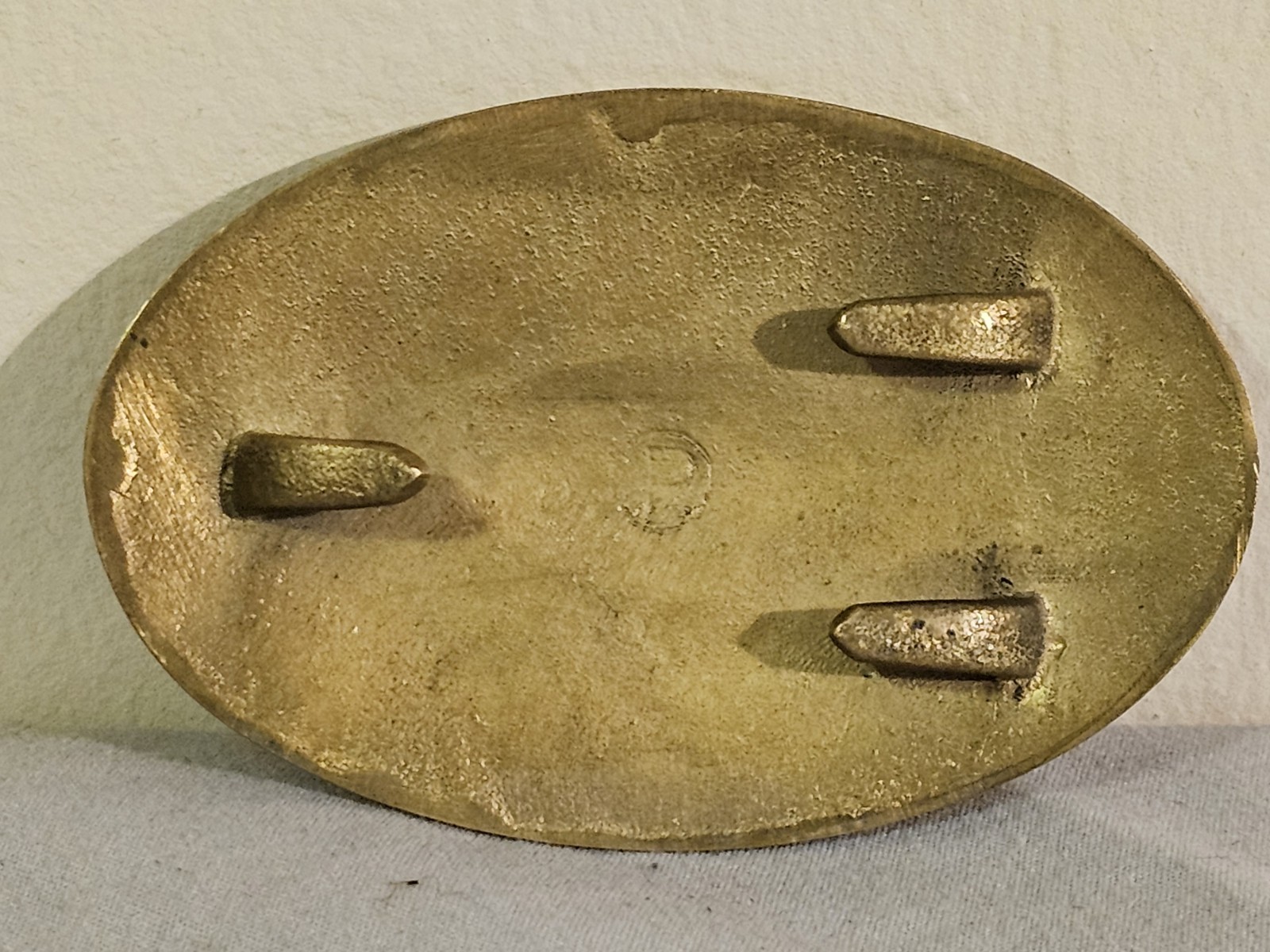 Vintage Replica Solid Brass Civil War Reenactment Arkansas Belt Plate Buckle