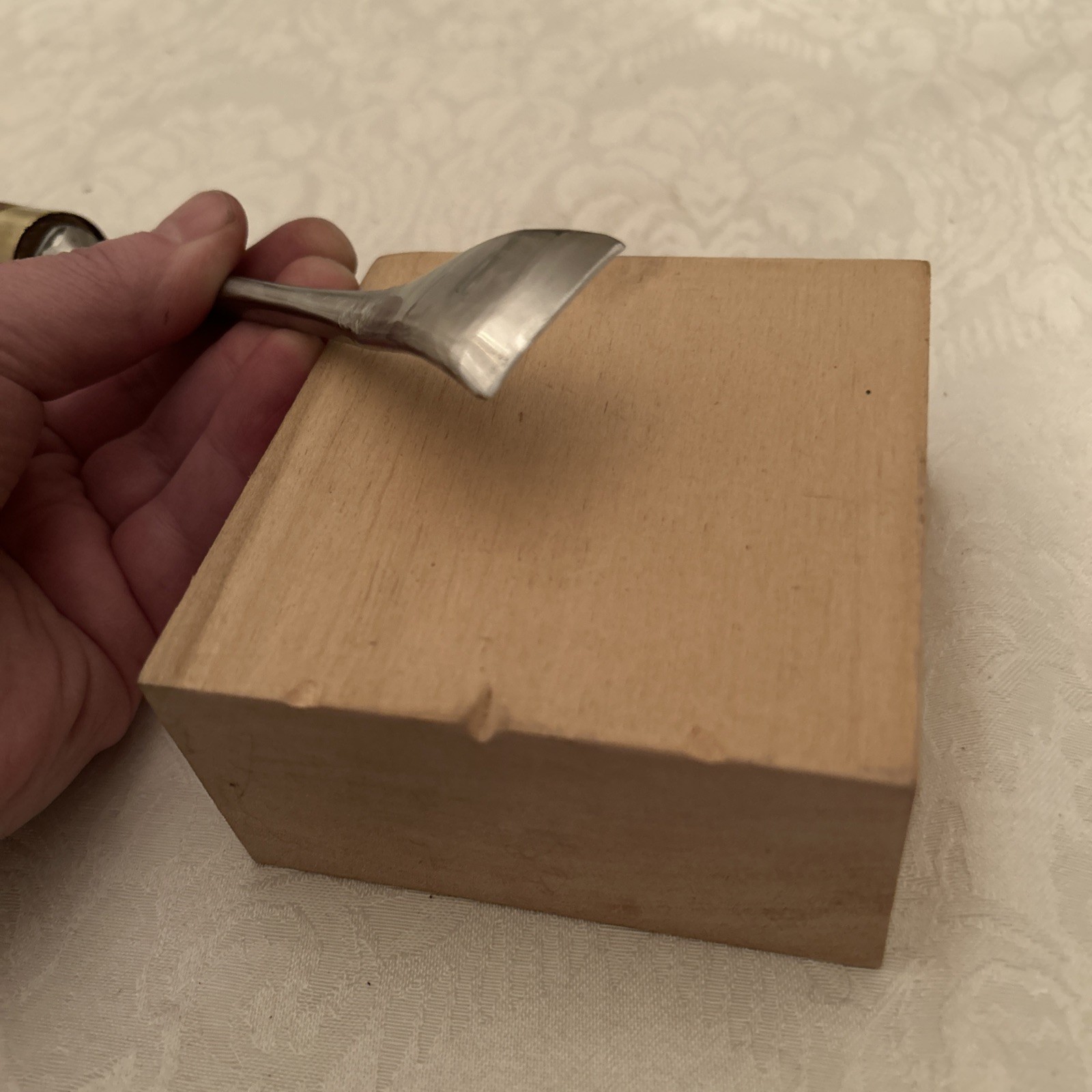 Dr Barton Spoon # 3 / 32mm 1.25’ Carving Gouge Excellent Condition Sharp