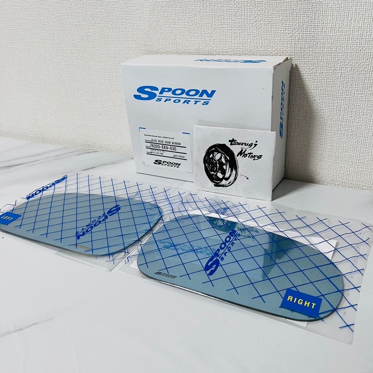 Spoon OEM BLUE WID DOOR MIRROR HONDA CIVIC INTEGRA EK4 EK9 DC2 DB8 76203-EK9-030