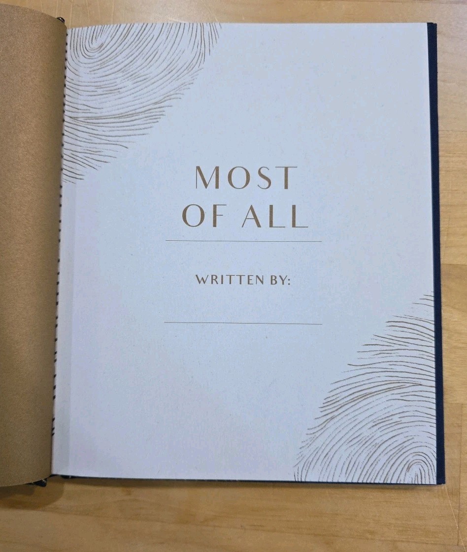 Gift Book - Most of all-sentimental