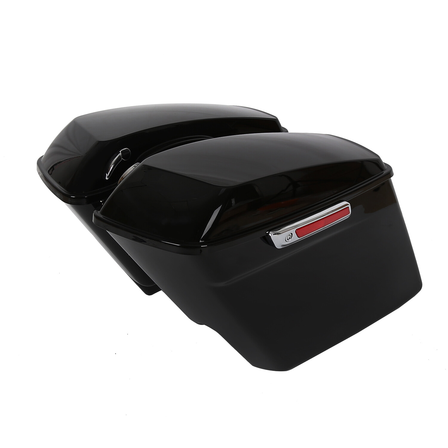 5" Stretched Extended Hard Saddle Bags For Harley Touring Road Glide 2014-2023