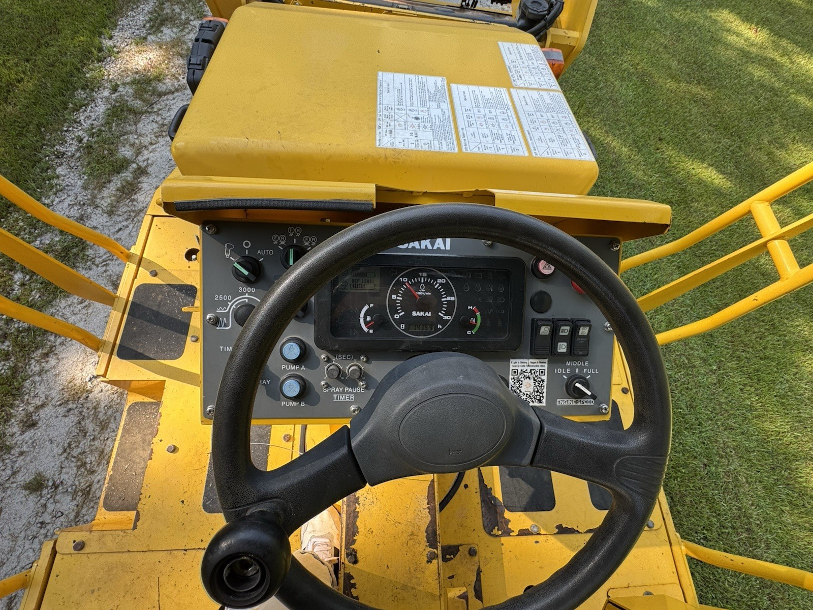 2022 Sakai SW774ND Double Drum Asphalt Roller