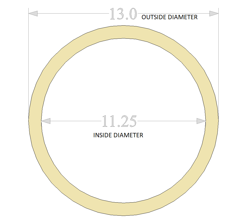 12 inch Speaker Rings MDF GP Car Audio Fiberglass Mounting Spacer 1 PAIR 12"
