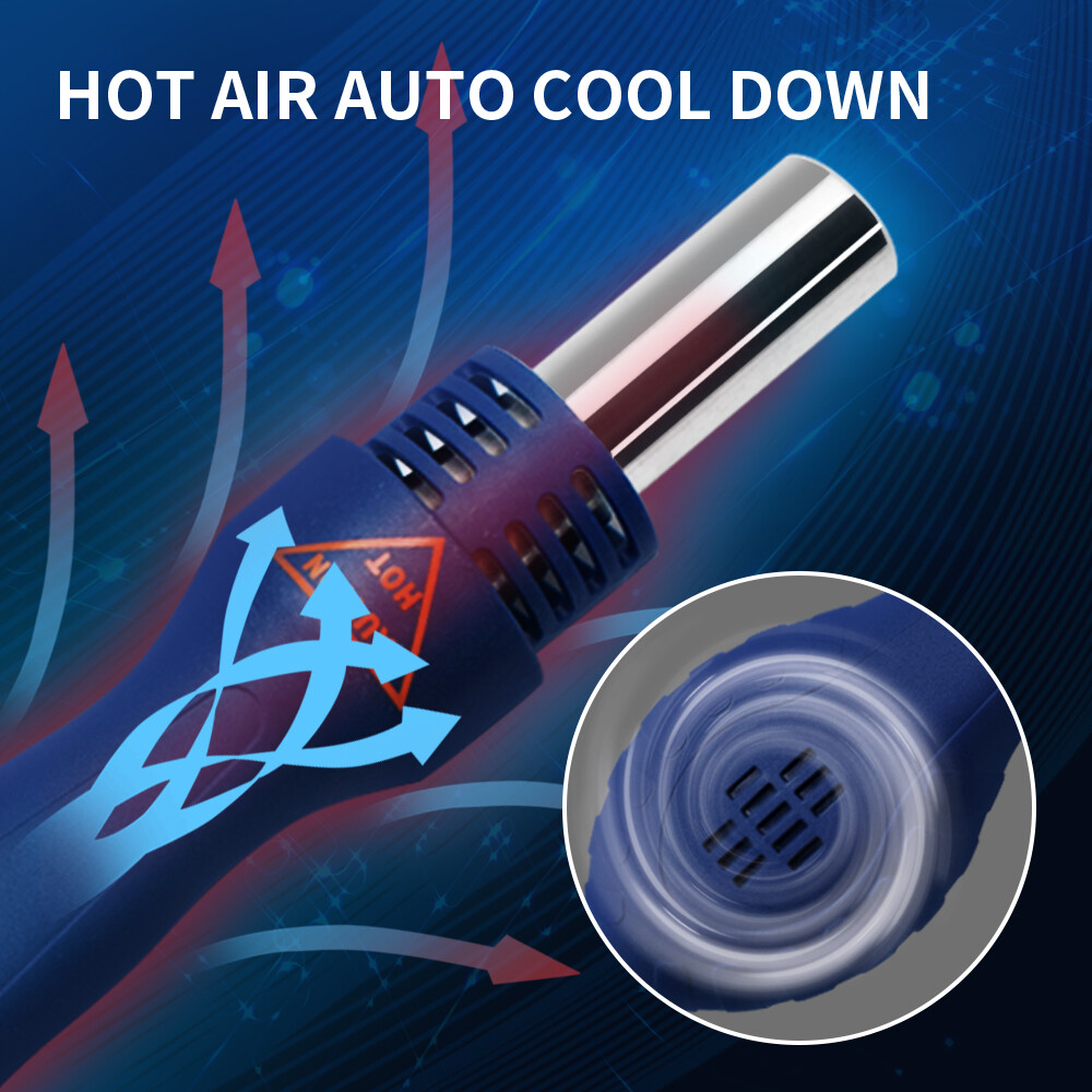 2in1 110V Soldering Iron Rework Station Kit Hot Air Gun SMD Welding Repair Tool