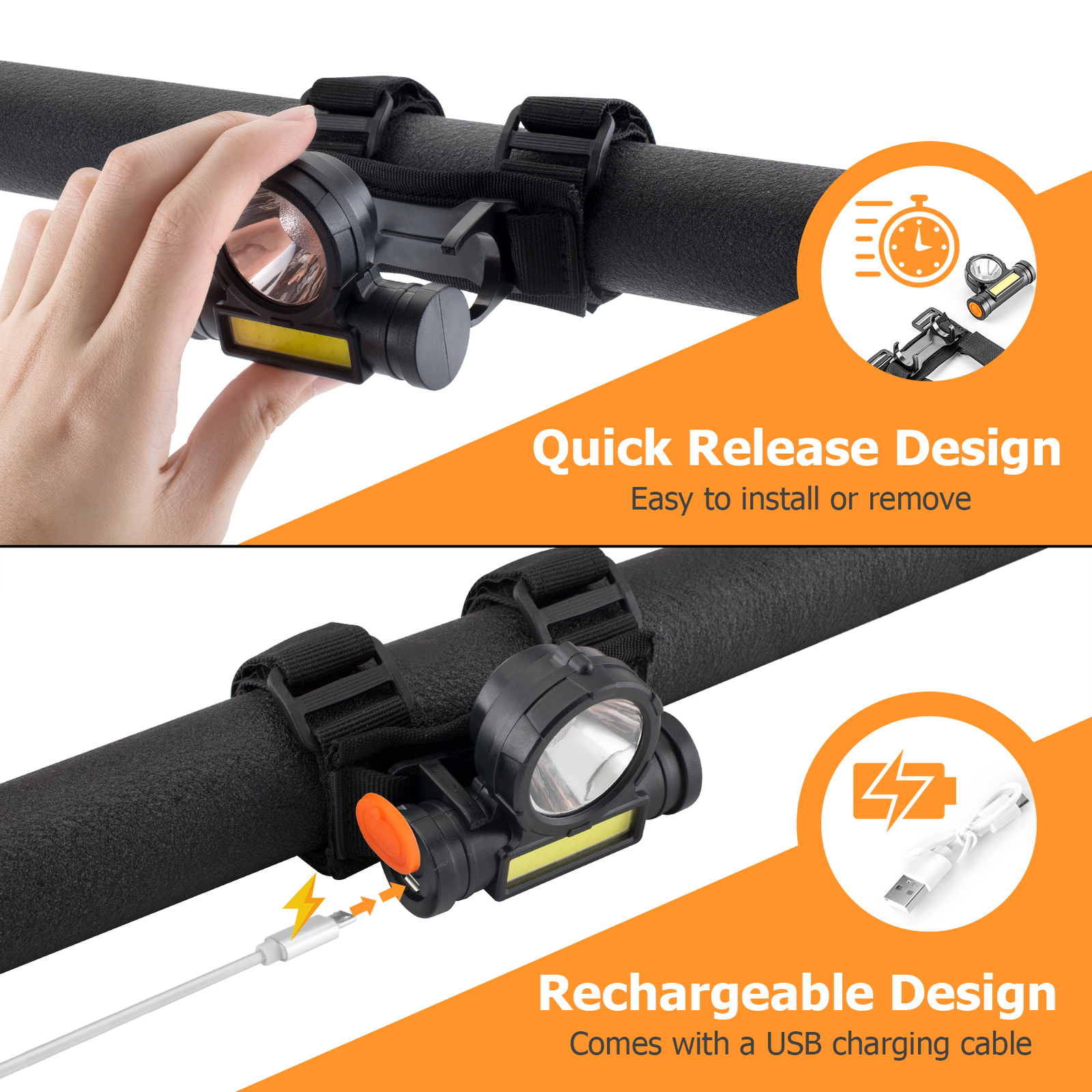 2PCS UTV Side Rear View Mirrors w/ Light+LED Dome Lights For Can Am Maverick X3