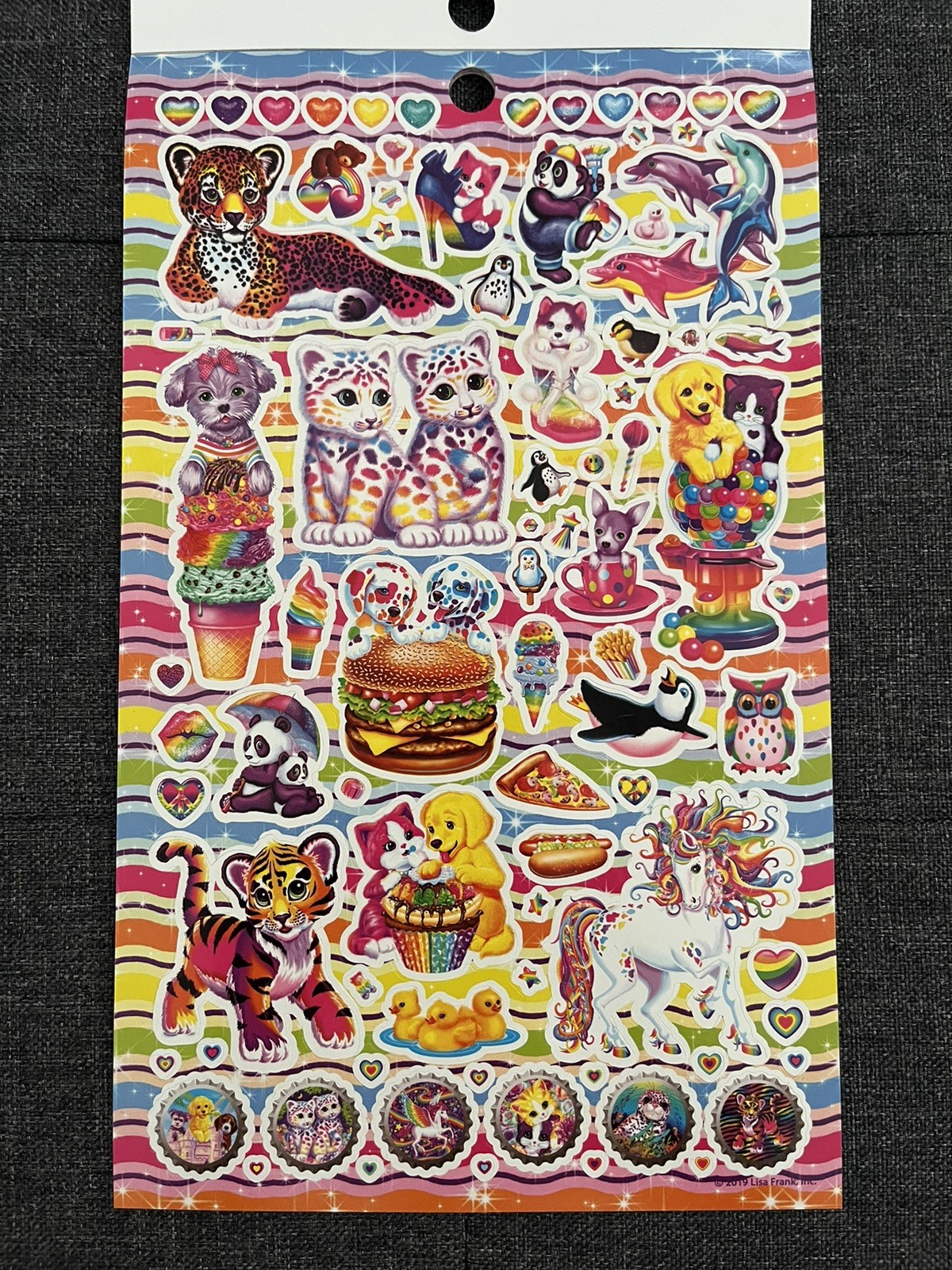 Lisa Frank Sticker Book 5 Sticker Sheets 600 Stickers Lisa Frank Stickers