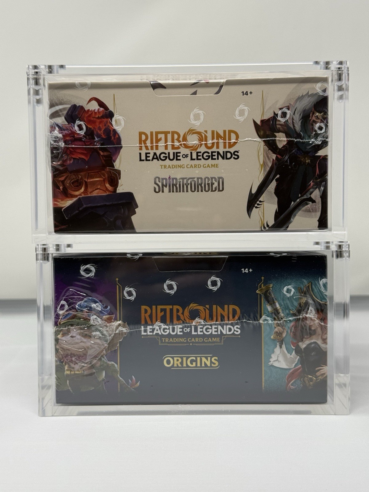 Riftbound Booster Box Acrylic Display Case With Magnetic Top UV-Resistant