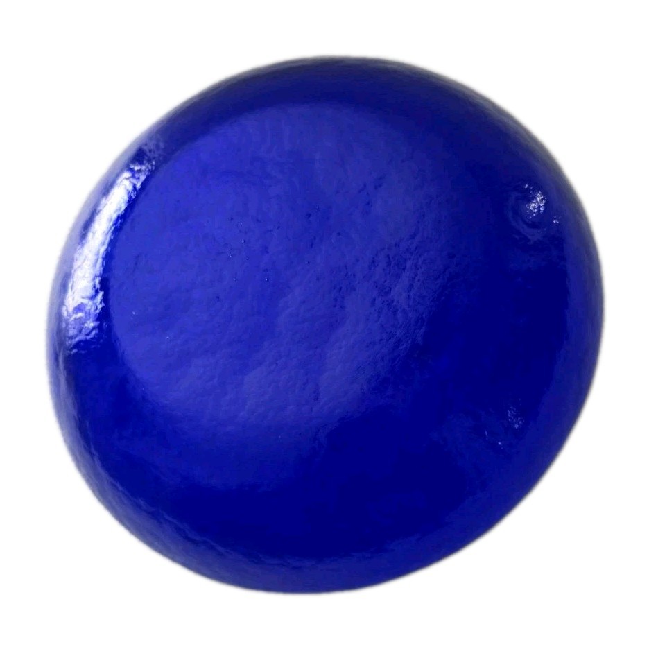 Cobalt Blue ,Pottery Barn 8.5" Glass Coupe Pasta Bowl - Pebbled Textured