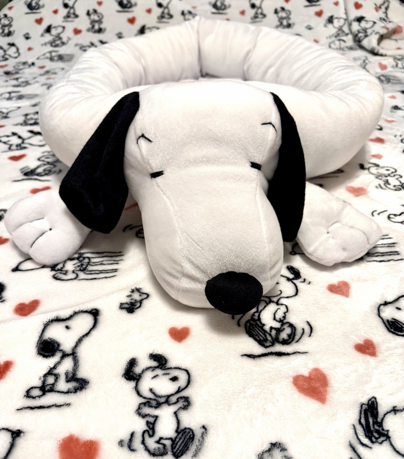 Snoopy Peanuts 30" Dog or Cat Bed Plush NWOT VERY RARE