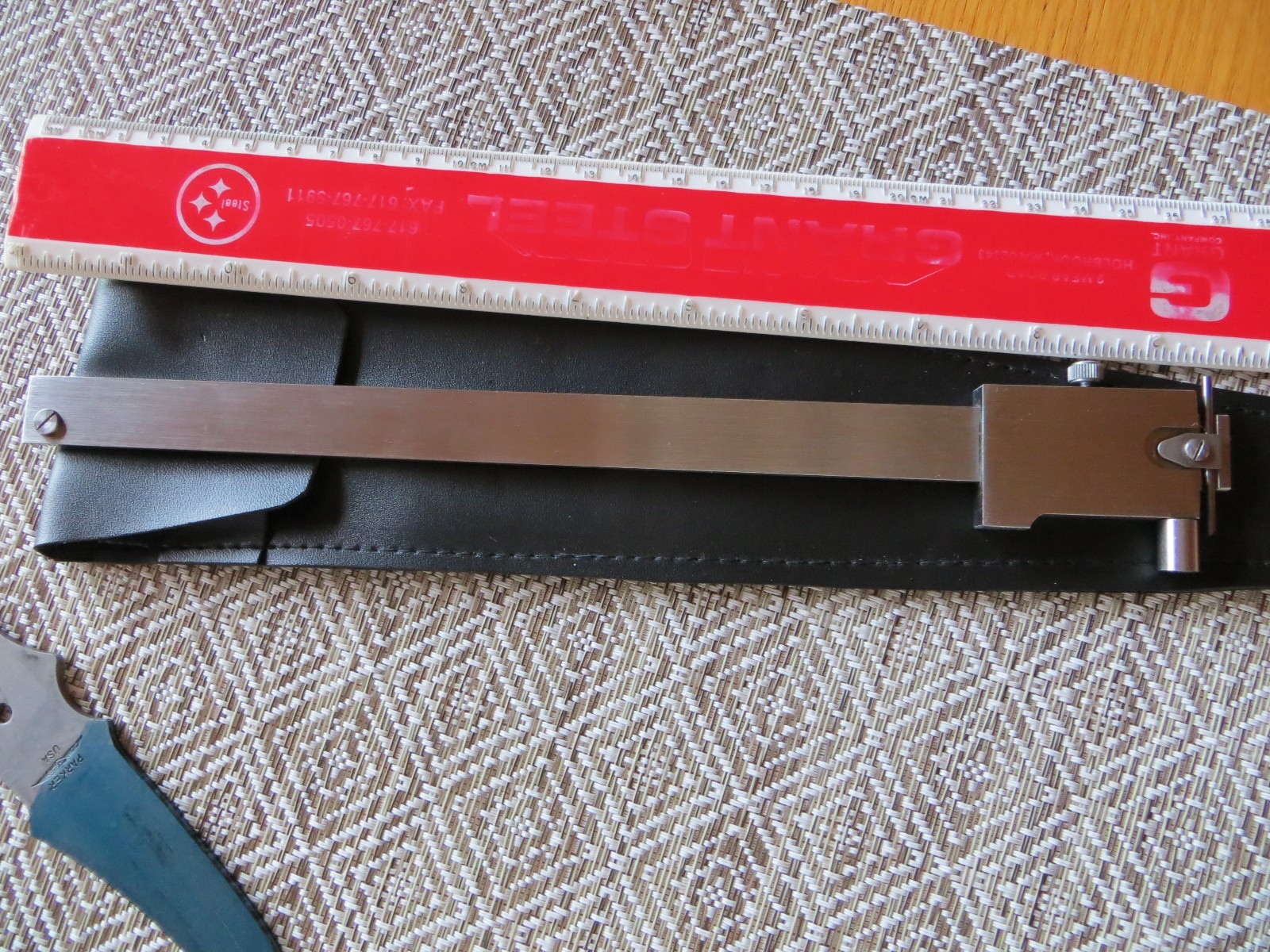 Knife Makers Line Scribe, Parallel Marking Vernier Caliper, 2X72 Knife Grinder