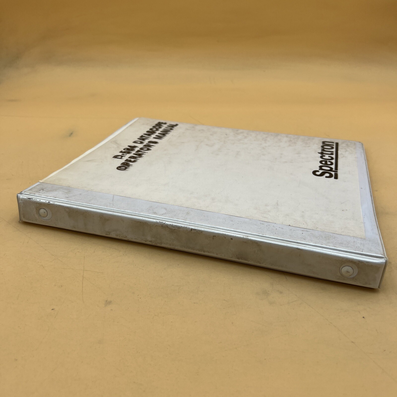 VINTAGE SPECTRON D-584 DATASCOPE OPERATOR'S INSTRUCTION MANUAL BOOK, ORIGINAL