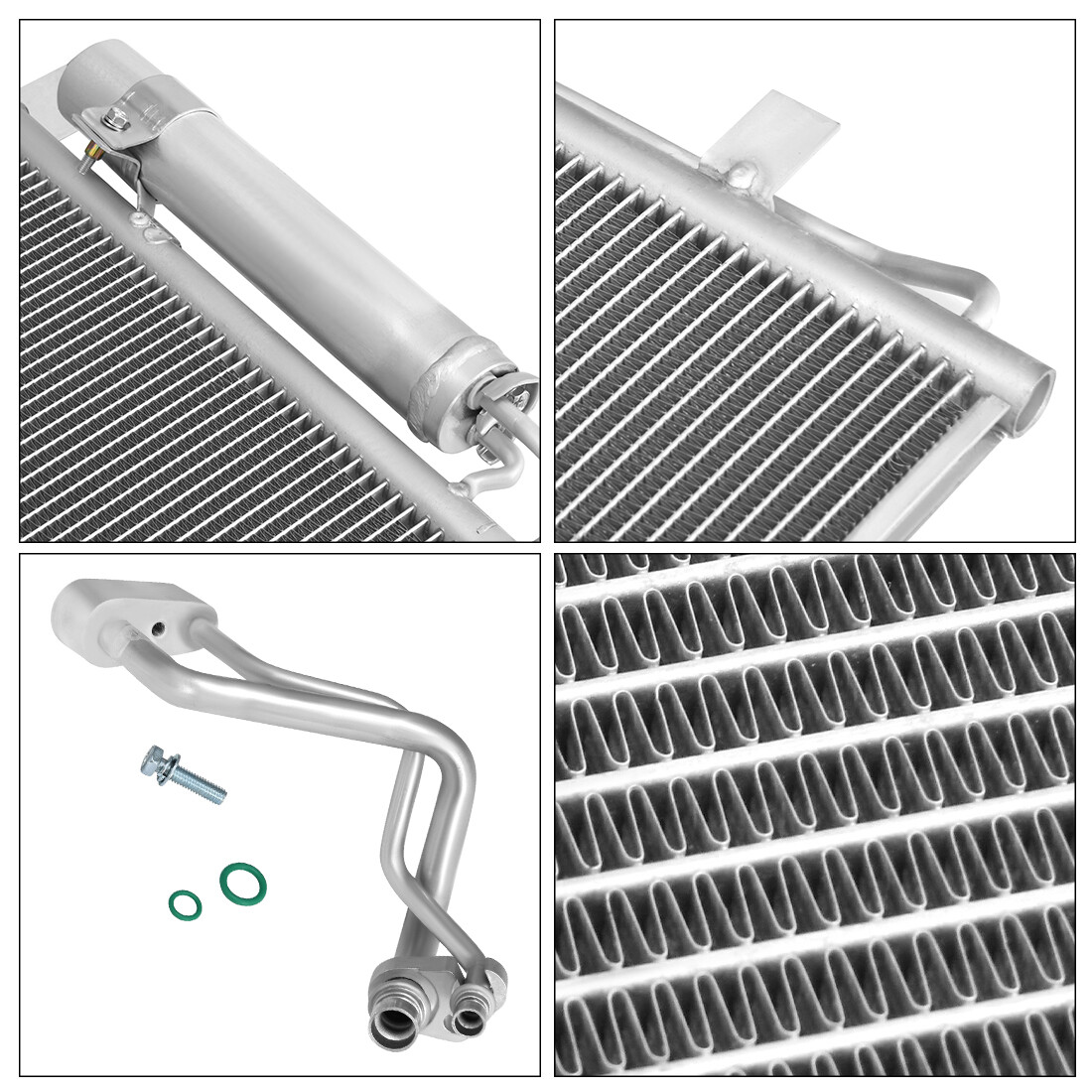 Radiator + AC Condenser for 2007-2018 Nissan Altima 2009-2019 Maxima 2.5L 3.5L