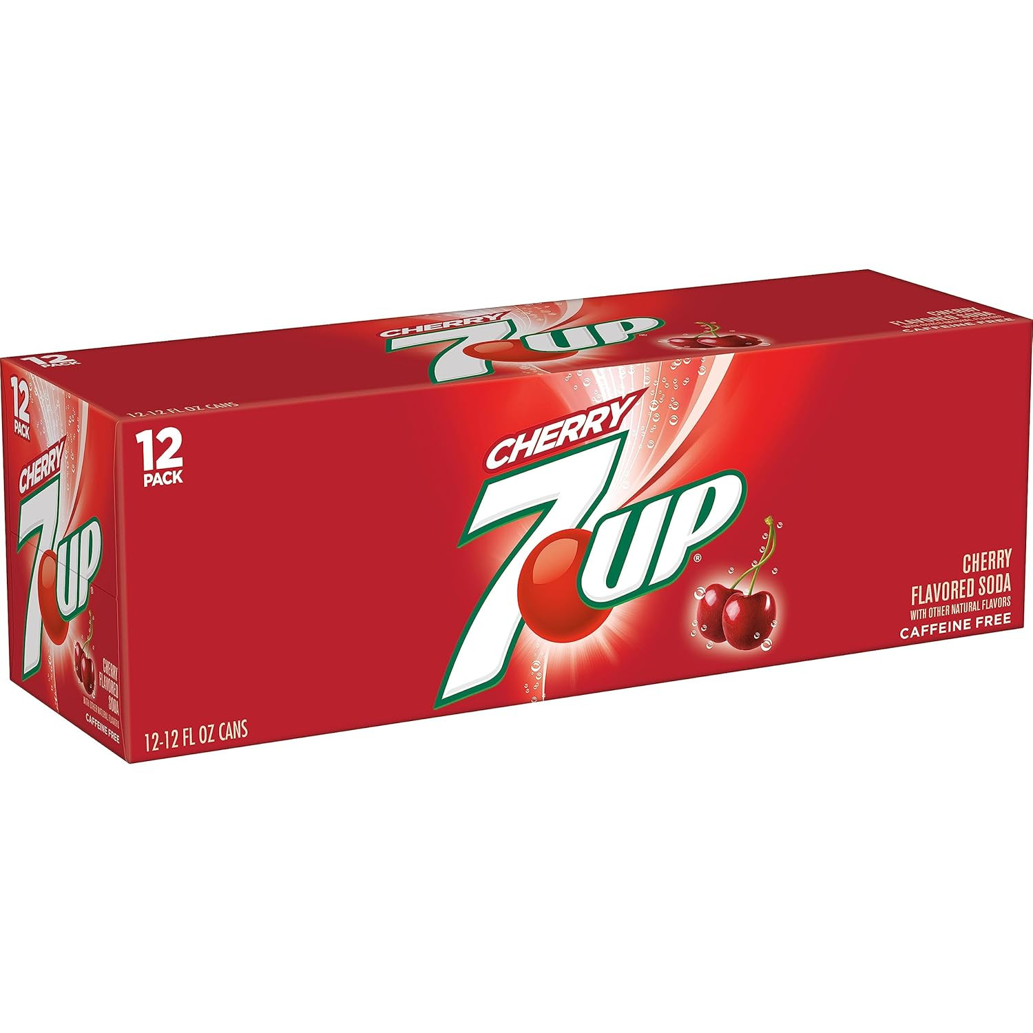 7UP Cherry Flavored Soda, 12 Fl Oz Cans (Pack of 12)