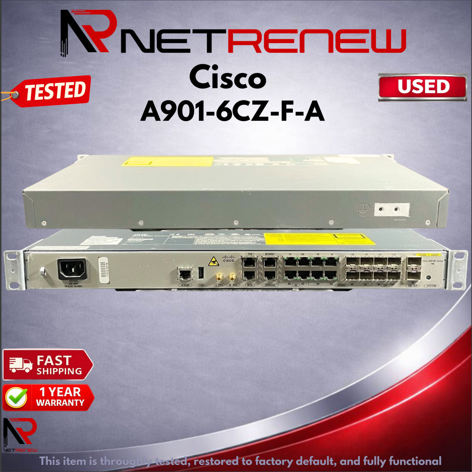 Cisco A901-6CZ-F-A  ASR 901  Aggregation Services Router