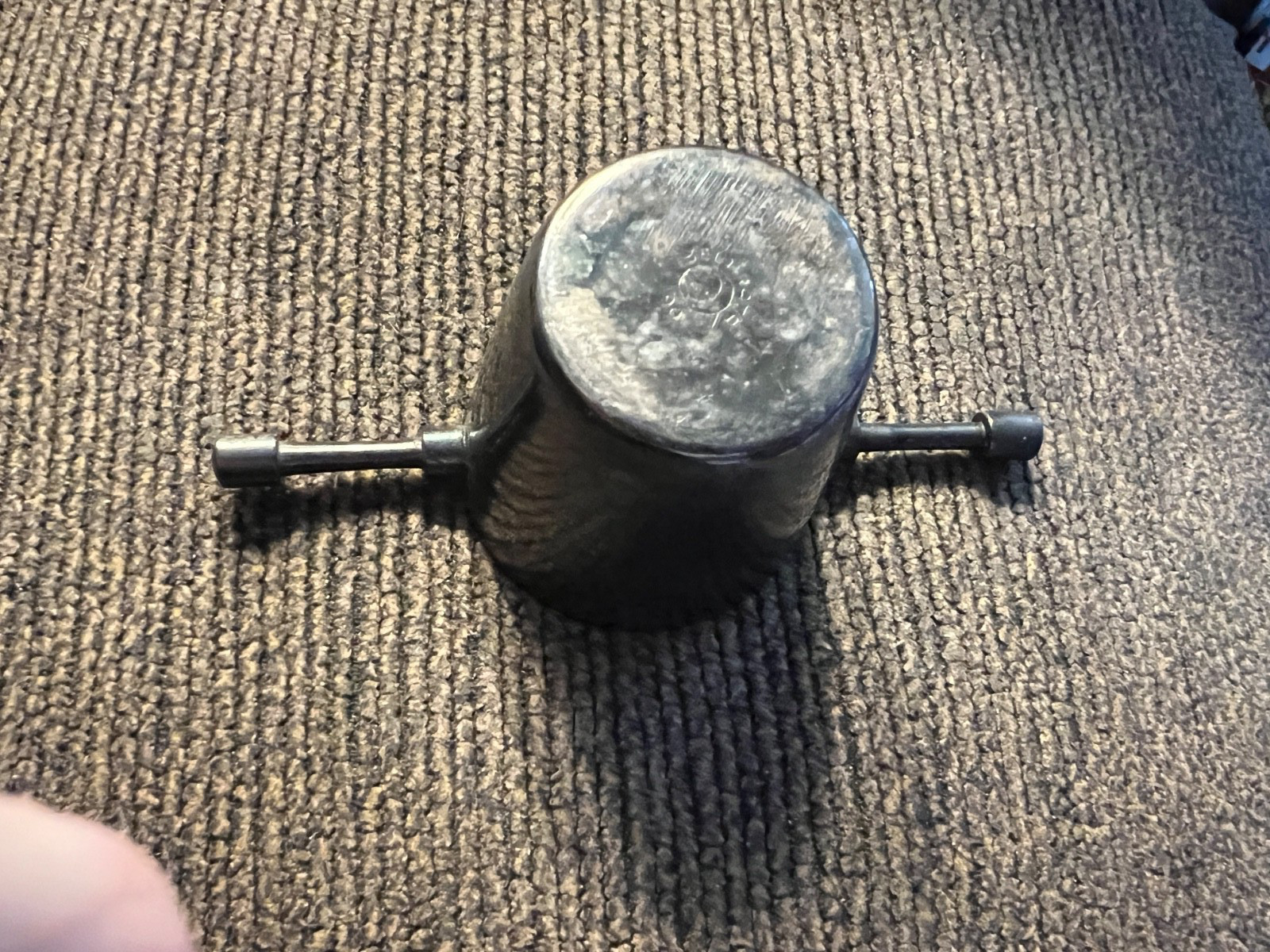 Vintage Silver Plate Jigger Bottoms Up Rollover Tipping Silverplated - 2 oz