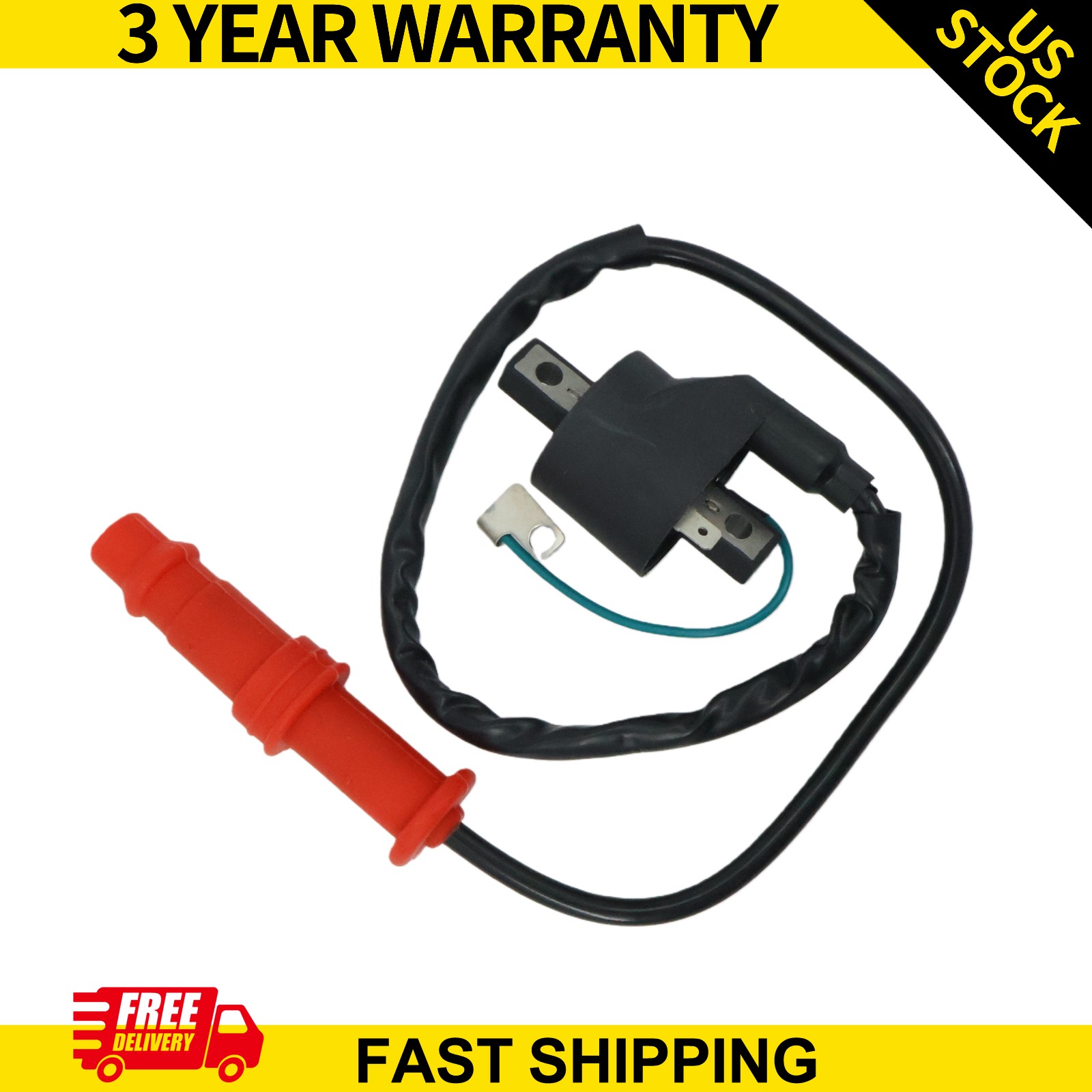 Ignition Coil Spark Plug Lead Cap For Polaris Sportsman 500 HO RSE 1996-2004