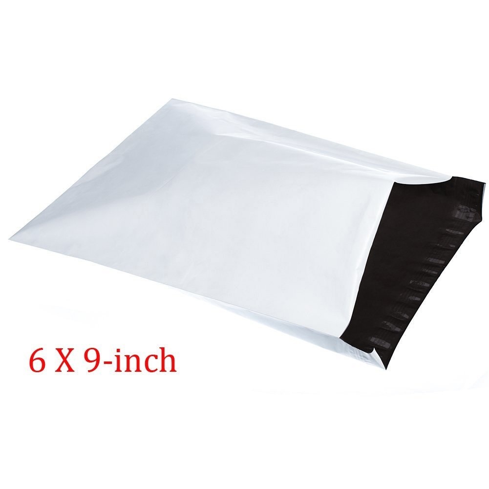 200 9x12 White Poly Mailers Self Sealing Shipping Envelopes Plastic Bags 2.5 Mil