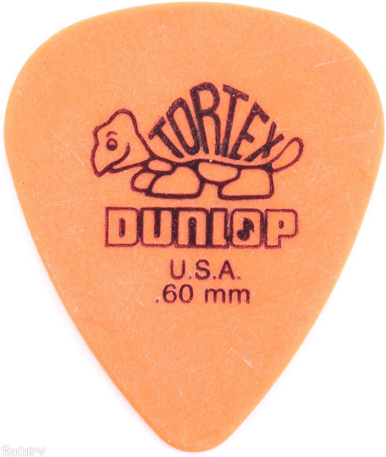 Dunlop 418P.60 Tortex Standard .60mm Orange Guitar Picks 12-Pack